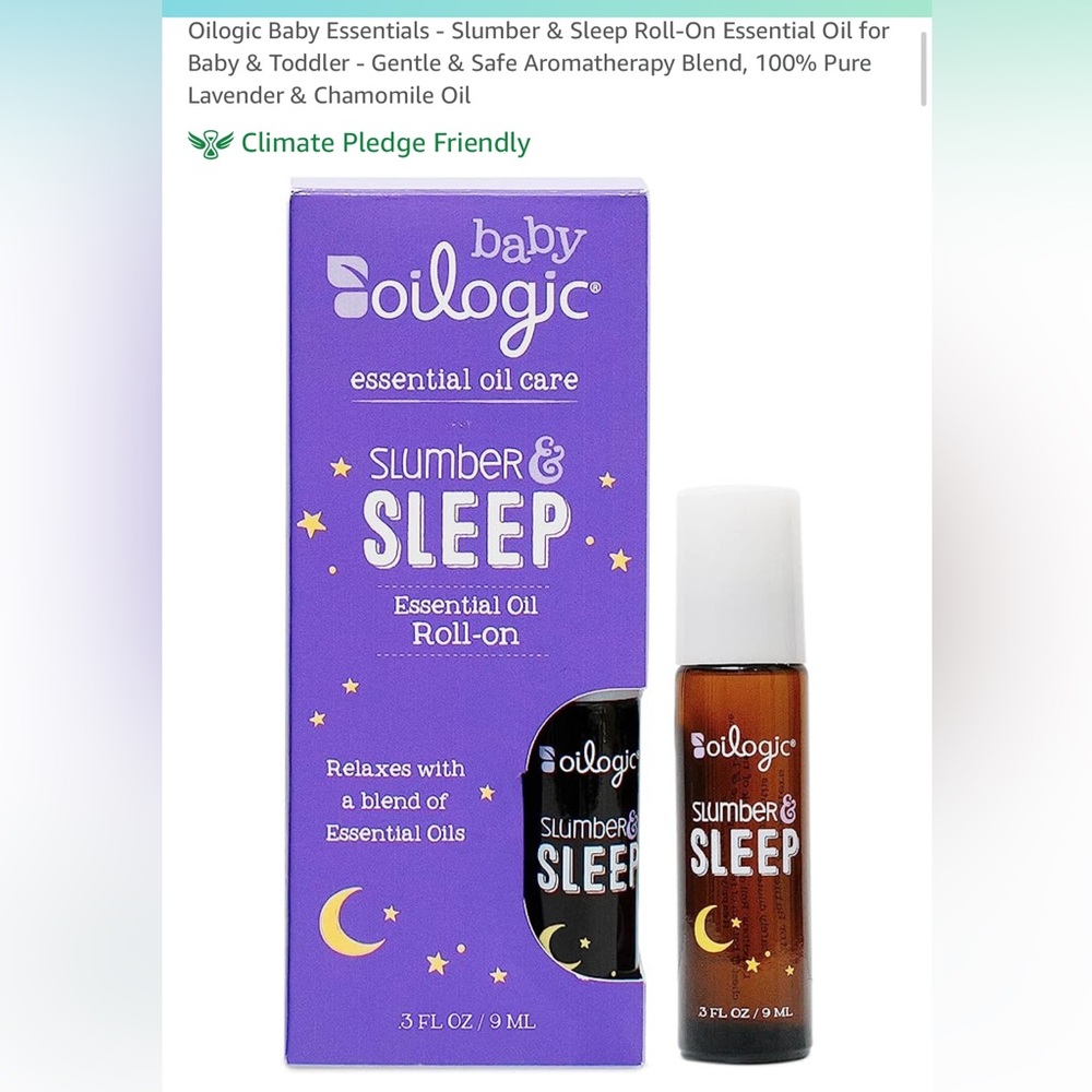 Oilogic baby essentials. Slumber and sleep roll-on essential oils